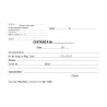 Chitantier A6 - 3 exemplare - personalizat